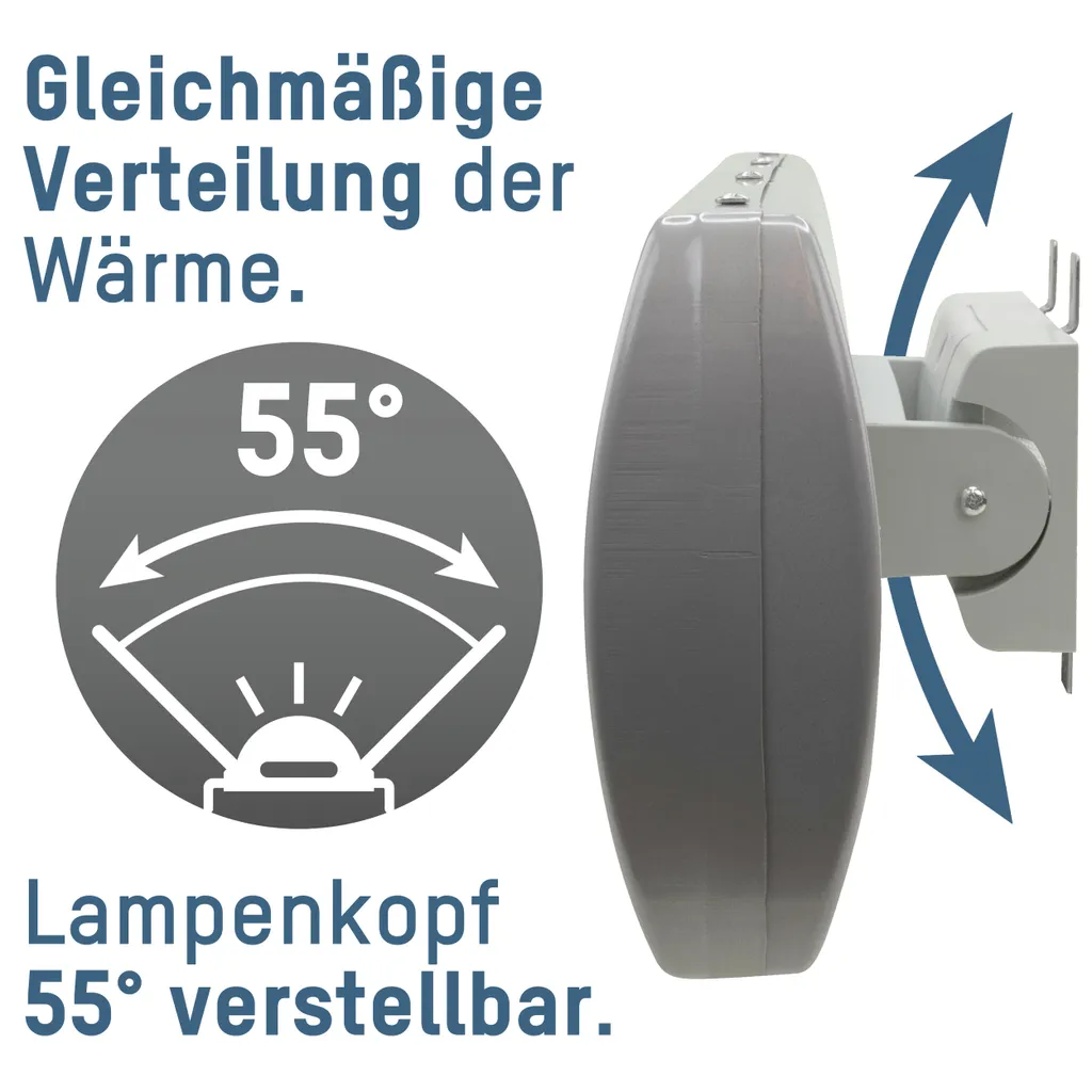 HyCell Wandheizstrahler Heizstrahler Zur Wandmontage Mit 2 Heizstufen (600W Oder 1200W) 6 HyCell Wandheizstrahler Heizstrahler Zur Wandmontage Mit 2 Heizstufen (600W Oder 1200W) – Bild 6
