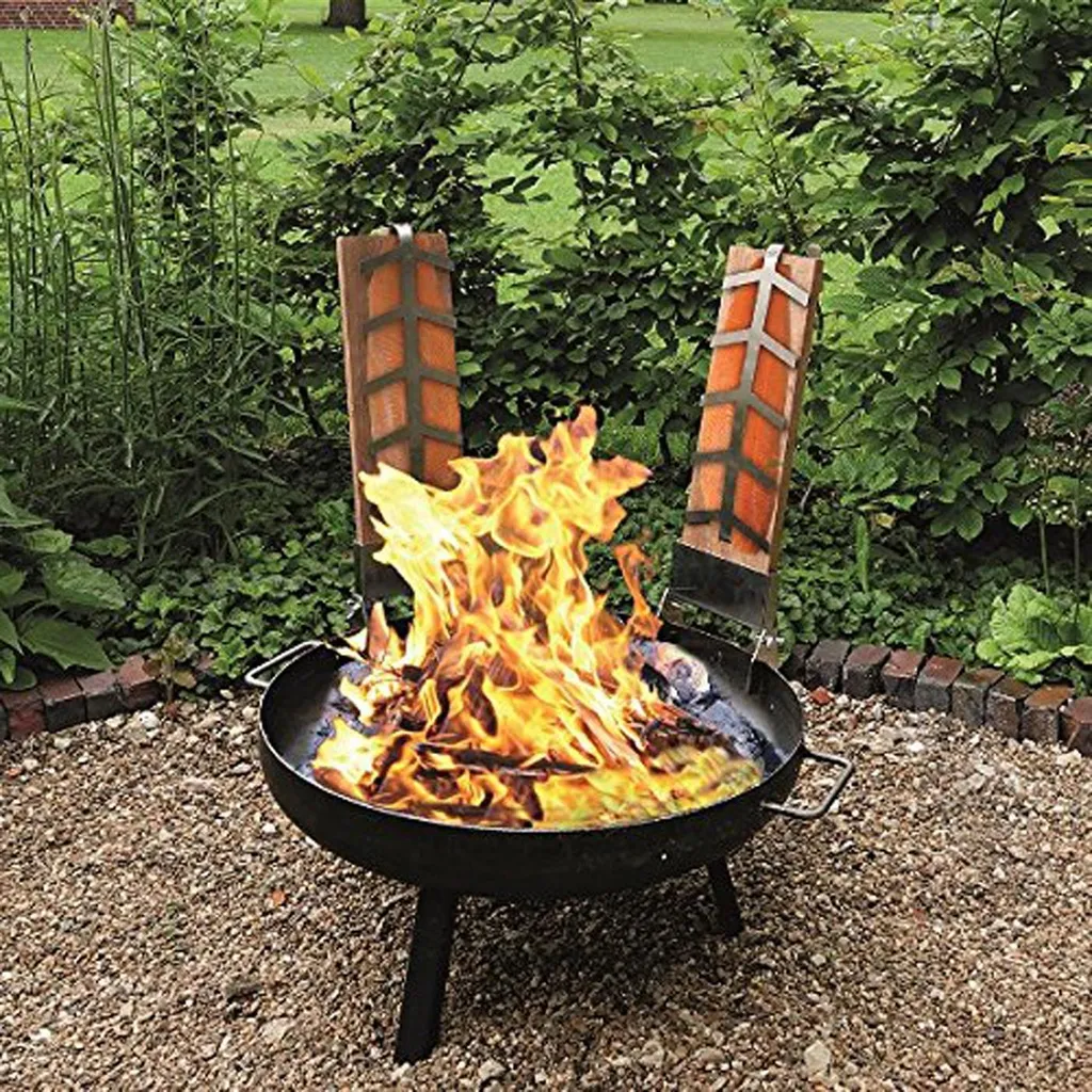 Grill Schwenkgrill Feuerschale Mit Topf Und 2 Flammlachs-Haltern 2341 17 Grill Schwenkgrill Feuerschale Mit Topf Und 2 Flammlachs-Haltern 2341 – Bild 17