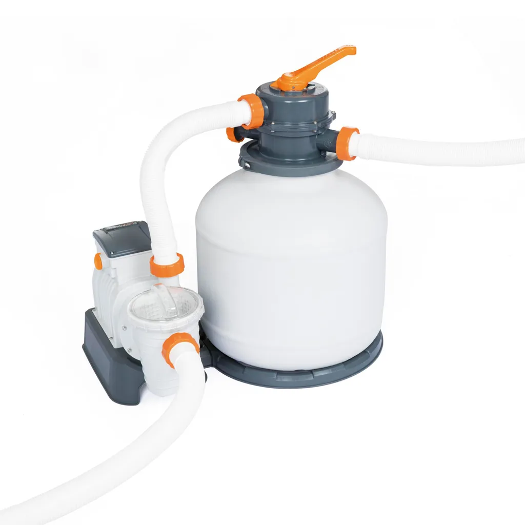 Bestway Power Steel™ Frame Pool Komplett-Set, Eckig, Mit Sandfilteranlage, Sicherheitsleiter & Abdeckplane 732 X 366 X 132 Cm 6 Bestway Power Steel™ Frame Pool Komplett-Set, Eckig, Mit Sandfilteranlage, Sicherheitsleiter & Abdeckplane 732 X 366 X 132 Cm – Bild 6