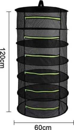 Trockennetz Trockengestell Zum Aufhängen, Faltbar Hängenetz Mit Zum Trocknen Kräutern Trocknungsnetz, Mit Reißverschlüssen, S-Haken Und Aufbewahrungstasche -Grünwelt Exporteren Garten-Winkel 5c17ec57286d1d1ff31fe5659d846dd1