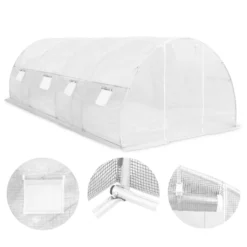 VidaXL Gewächshaus 18 M² 600×300×200 Cm -Grünwelt Exporteren Garten-Winkel 5c42a640921eef064f3c91eb98996306