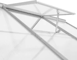 Tectake Gewächshaus Aus Aluminium Mit Fundament - 190 X 185 X 195 Cm -Grünwelt Exporteren Garten-Winkel 5cdb2a9060922c6943370584f14b46ac