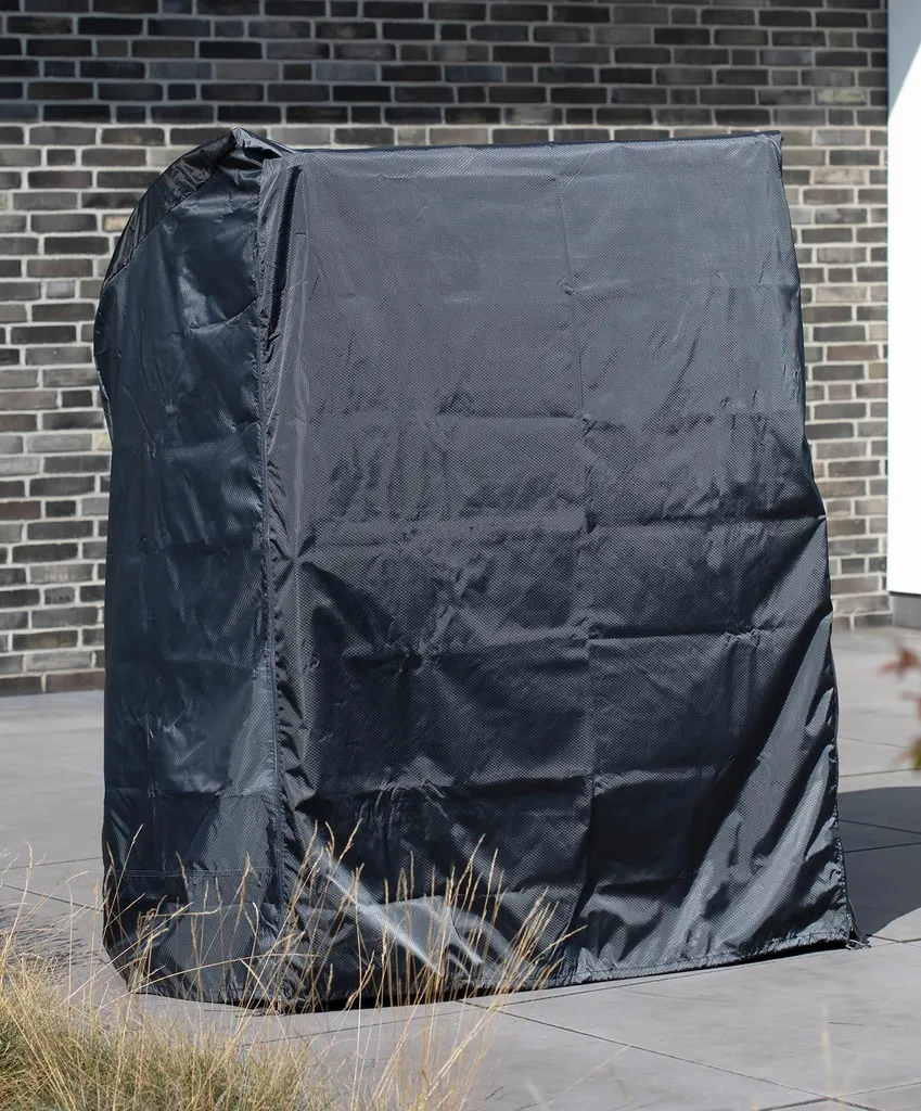 Strandkorb Schutzhülle - Bene Living - 170 Cm - Prestige Protect Größe XXL - Dunkelgrau - Witterungsbeständig + Atmungsaktiv 6 Strandkorb Schutzhülle - Bene Living - 170 Cm - Prestige Protect Größe XXL - Dunkelgrau - Witterungsbeständig + Atmungsaktiv – Bild 6