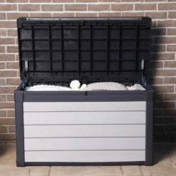 Keter Garten-Aufbewahrungsbox Denali 380 L Anthrazit -Grünwelt Exporteren Garten-Winkel 5d1a8299a81eb35925d3a08953f03958