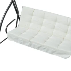 Outsunny Auflagen-Set Für Hollywoodschaukel 170 Cm Stuhlkissen Schaukelauflage Sitzkissen Gartenschaukel Gartenpolster Rückenkissen Seitenkissen Beige -Grünwelt Exporteren Garten-Winkel 5d718ceb5a4c7436ae579a81bc36188a