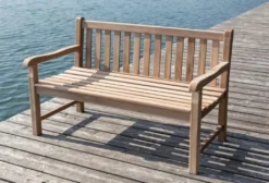 Garden Pleasure Teak Garten Bank Solo 3-Sitzer Sitzbank Essbank Möbel Holzbank -Grünwelt Exporteren Garten-Winkel 5e0ba7b5c2ab18b16c1bc60ba037bee3