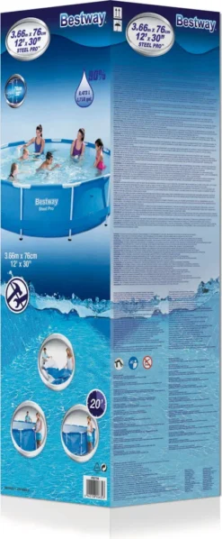 Bestway Swimmingpool Steel Pro Rahmen 366 X 76 Cm -Grünwelt Exporteren Garten-Winkel 5e4a4c5a05822bce51fc5497d3afb8b1
