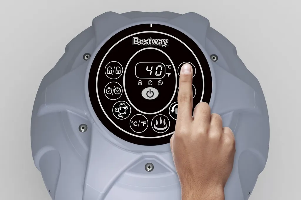 Bestway Lay-Z-Spa™ Milan AirJet Plus™ Rund, 196 X 71 Cm Mit App-Steuerung 15 Bestway Lay-Z-Spa™ Milan AirJet Plus™ Rund, 196 X 71 Cm Mit App-Steuerung – Bild 15