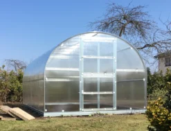 Gewächshaus KLASIKA 12 (3x4m) Mit Fundamenten Und 4mm Polycarbonat; -Grünwelt Exporteren Garten-Winkel 5f59a552f6a278daea3774404dc9a4f5