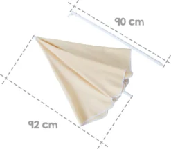 Roba Sonnenschirm-Set, Sonnenschirm Mit Metallgestell In Beige, Befestigungsleiste Grau Lasiert -Grünwelt Exporteren Garten-Winkel 5fff548f9372639c10946a01402172f0