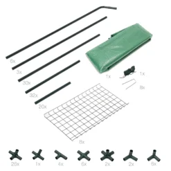 Relaxdays Foliengewächshaus Mit Regalen -Grünwelt Exporteren Garten-Winkel 610139fc69d437cafbb08e25e1d6aa59