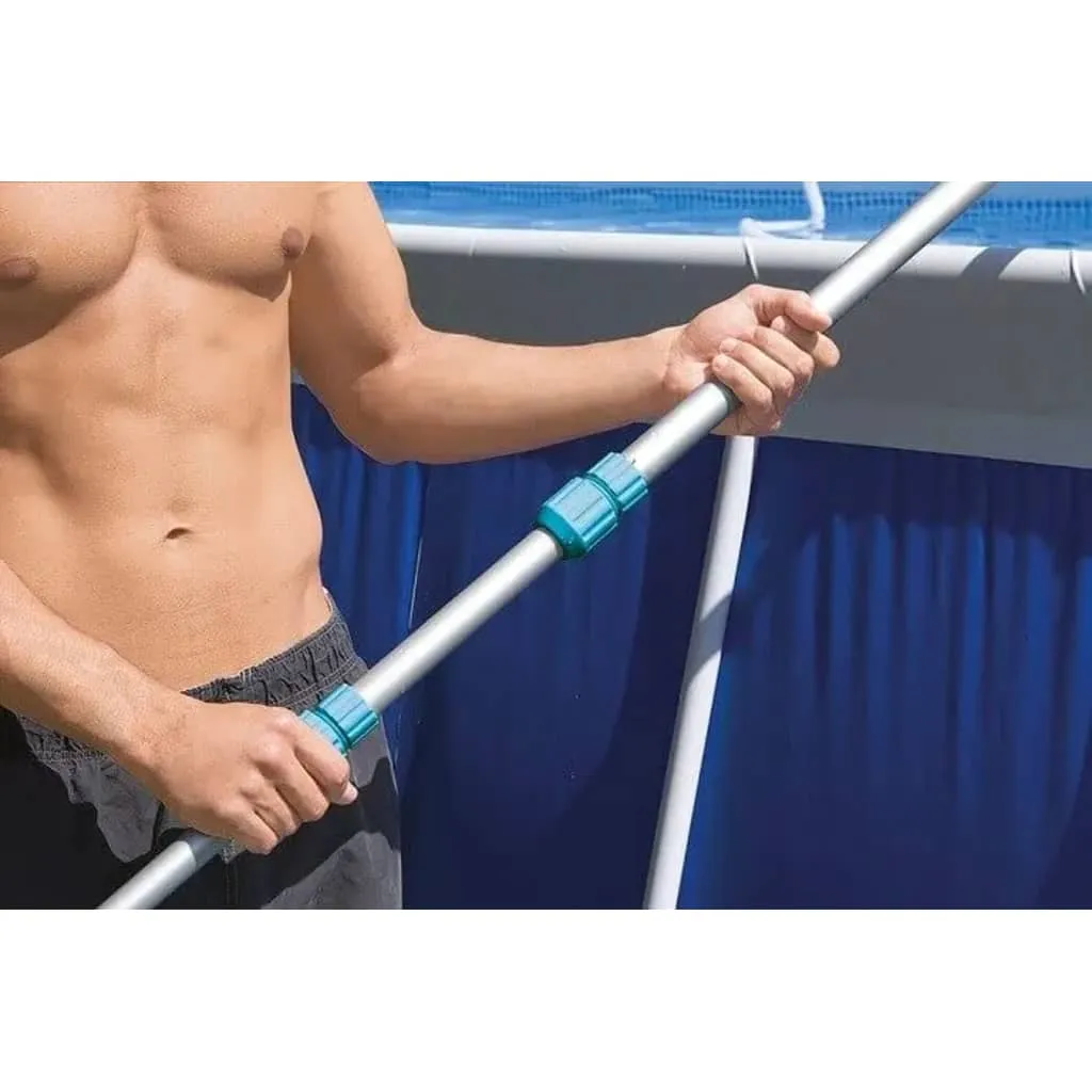 Intex Pool Reinigungsset, Teleskopstiel 2,79m / Schlauch 7,5m / 2tlg. Bodensauger Mit Filtersieb Zum Anschluß An Die Filterpumpe, 5 Intex Pool Reinigungsset, Teleskopstiel 2,79m / Schlauch 7,5m / 2tlg. Bodensauger Mit Filtersieb Zum Anschluß An Die Filterpumpe, – Bild 5
