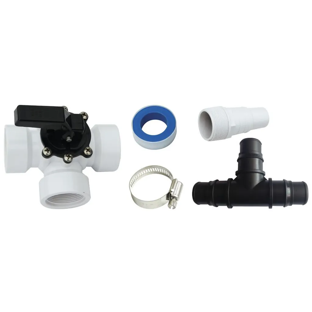 Intex Bypass-Set Für 38mm Schwimmbadschlauch 3-Wege-Ventil, T-Stück, Schlauchtüllen, Schlauchklemmen Teflonband 1 Intex Bypass-Set Für 38mm Schwimmbadschlauch 3-Wege-Ventil, T-Stück, Schlauchtüllen, Schlauchklemmen Teflonband