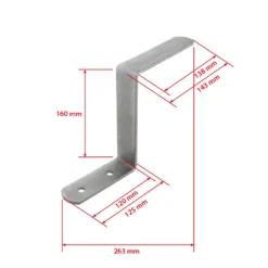 PremiumX Wandhalterung Für Festzeltgarnitur Wand-Halter Biertisch-Garnitur Aufhängung 1 Tisch 2 Bänke Stahl-Wandhaken Halter-Set Inkl. Befestigung Fischer Dübel Schrauben -Grünwelt Exporteren Garten-Winkel 624e8705d70c46d8f0e45a04795f6f69