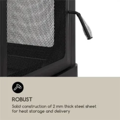 Macondo Feuerstelle Feuerschale 35x35cm Holzfach Stahl Schwarz -Grünwelt Exporteren Garten-Winkel 631e0d7a053e20fbec4e2282b4d18cc3