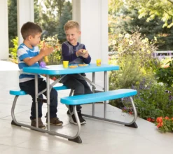 Lifetime Kunststoff Picknicktisch Kinder Blau -Grünwelt Exporteren Garten-Winkel 63c39330db42d6c7584b6a3147a3d0c7