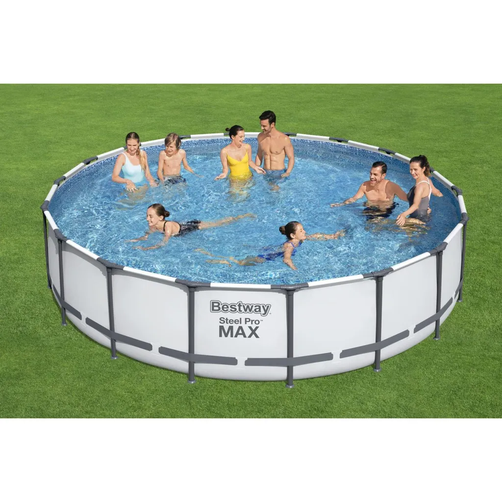 Bestway Steel Pro Max™ Frame Pool Komplett-Set, Rund, 549x122cm, 56462 6 Bestway Steel Pro Max™ Frame Pool Komplett-Set, Rund, 549x122cm, 56462 – Bild 6