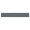 VidaXL Seitenmarkise Ausziehbar Anthrazit 180x1000 Cm