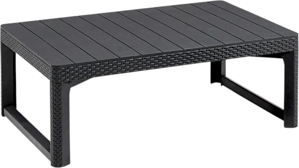 Allibert Gartentisch Lyon, Graphitgrau 7 Allibert Gartentisch Lyon, Graphitgrau – Bild 7