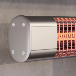 ROBERTO | Stand Heizstrahler | Edelstahl | 2400W | 3 Heizstufen | Infrarot Wärmestrahler, Infrarotstrahler -Grünwelt Exporteren Garten-Winkel 6495a2870633187095e8d1fa5294ba8f