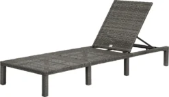 SVITA PEACH Gartenliege Sonnenliege Relaxliege Polsterauflage Klappbar Polyrattan Grau -Grünwelt Exporteren Garten-Winkel 65cc4e1b774bd9d93e00bb527383bbb4