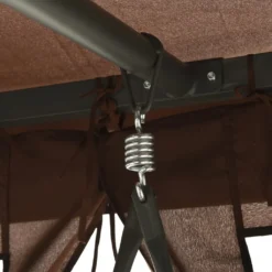 VidaXL Pavillon Umwandelbare Schaukelbank Kaffeebraun -Grünwelt Exporteren Garten-Winkel 65cd3ca4aa94de0e789688fa980933c2