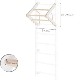 Moderner Klimmzugbügel Für Sprossenwand | Klimmzugstange Gefaltet Yarnwood 100% ECO -Grünwelt Exporteren Garten-Winkel 66484e1a0fbebb651b19e910a01195fc