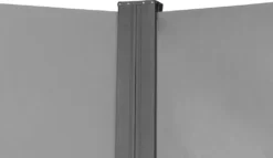 SVITA Doppel Seitenmarkise 600x200cm Sichtschutz Sonnenschutz Ausziehbar Hellgrau -Grünwelt Exporteren Garten-Winkel 66e609ae413e2afb455f0e4aca2ffc40