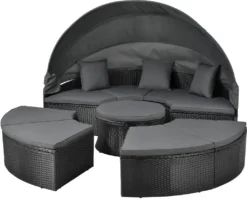 Juskys 2in1 XXL Polyrattan Sonneninsel & Sitzgruppe Puerto Plata – Set Mit Dach, Kissen, Tisch Und Hockern – Liegeinsel Lounge Wetterfest Garten 20 Juskys 2in1 XXL Polyrattan Sonneninsel & Sitzgruppe Puerto Plata – Set Mit Dach, Kissen, Tisch Und Hockern – Liegeinsel Lounge Wetterfest Garten -Grünwelt Exporteren Garten-Winkel 67247f7b401358c19ee2f251ba87d8c9