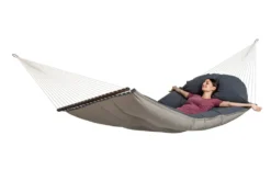 Hängematte Amazonas Fat Hammock XXL 187x146cm Taupe -Grünwelt Exporteren Garten-Winkel 676728bb42314122c6202f5962b0b545