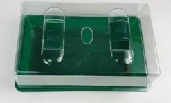 Mini Treibhaus Gewächshaus Anzucht Zimmergewächshaus Kunststoff Dunkelgrün 38x24x18 Cm -Grünwelt Exporteren Garten-Winkel 67a5f04a2a18f72417a22b635c74aa7c