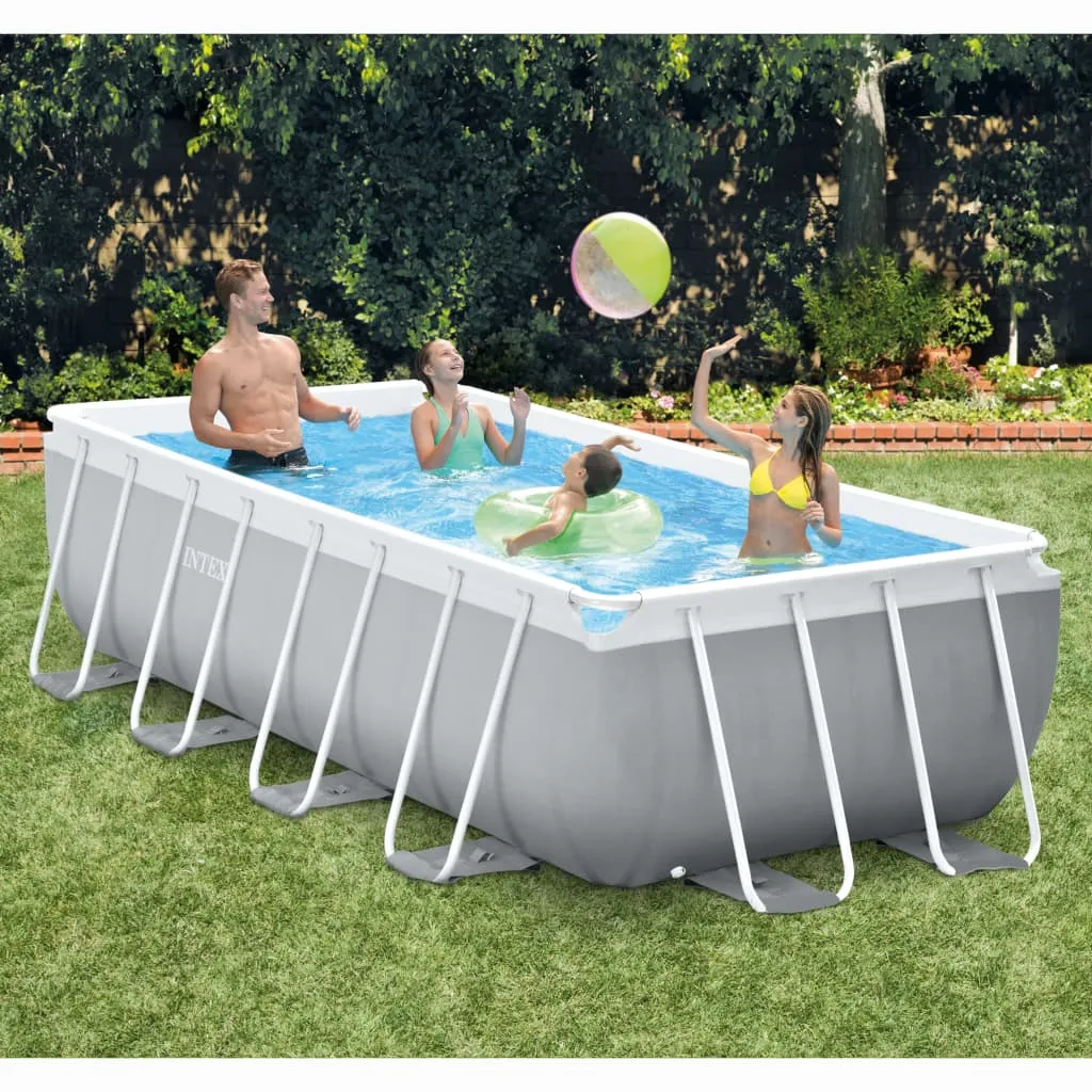 Intex Frame Pool Set Prism Quadra 400 X 200 X 100 Cm 9 Intex Frame Pool Set Prism Quadra 400 X 200 X 100 Cm – Bild 9