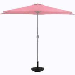 DEUBA Sonnenschirmständer Halbrund Balkon 9kg In Gussoptik Standfest Robust Aus Zement Hohe Standfestigkeit Schwarz 50cm X 31cm X 31cm Schirmständer -Grünwelt Exporteren Garten-Winkel 68f3e20956216c0e33d8c311aa7bf287