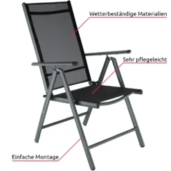 Tectake Aluminium Sitzgruppe 8+1 - Dunkelgrau -Grünwelt Exporteren Garten-Winkel 695abc7ed104f246912d9f2f9aecb2d5