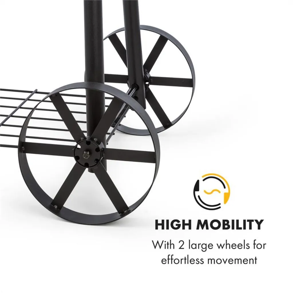 Beef Brisket Smoker Grill | Holzkohlegrill/Smoker | Rostfreie Grillroste Aus Edelstahl | Thermometer Im Deckel | 2 Große Räder 6 Beef Brisket Smoker Grill | Holzkohlegrill/Smoker | Rostfreie Grillroste Aus Edelstahl | Thermometer Im Deckel | 2 Große Räder – Bild 6