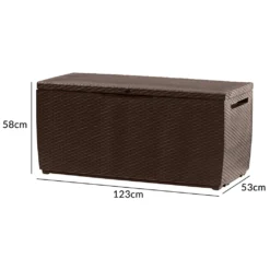 Deuba Auflagenbox Marvel Plus Keter 220kg Belastbar Rollen Griffe Smart Click System Truhe Gartenbox Kissenbox Garten, Farbe:braun -Grünwelt Exporteren Garten-Winkel 69dd764f904f4d6ce3ee6ba1daeab9f4