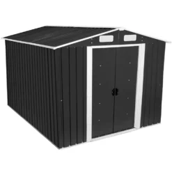 Zelsius Geräteschuppen Mit Schiebetür (B) 236 X (T) 303 X (H) 190 Cm | Anthrazit