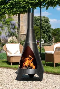 Buschbeck Gartenkamin Colorado 160 Silber-schwarz 90051.000 -Grünwelt Exporteren Garten-Winkel 6bc4d1f6f4dda25856e5d3566959aa15