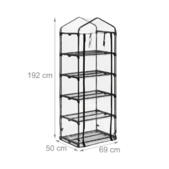 Relaxdays Gewächshaus Für Balkon Mit 5 Ebenen -Grünwelt Exporteren Garten-Winkel 6beb6106f0ceb697c0eebad582af85ae