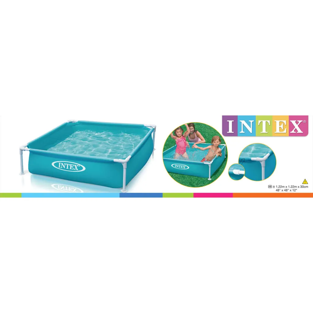 INTEX Schwimmbecken Mini Frame 122 X 122 X 30 Cm 57173NP 3 INTEX Schwimmbecken Mini Frame 122 X 122 X 30 Cm 57173NP – Bild 3