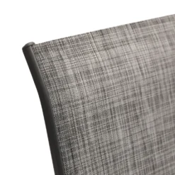 Wohaga® 6er Set Stapelstuhl 'New York' Mit Textilenbespannung Anthrazit/Silbergrau Meliert -Grünwelt Exporteren Garten-Winkel 6d6e9e6af4a1caf6725f3aab5c534962