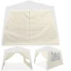 2x Seitenwand Seitenteile Pavillon Faltpavillon 3x3m Capri Partyzelt Gartenzelt Zelt, Farbe:beige