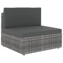 VidaXL Modulares 2-Sitzer-Sofa Poly Rattan Grau 10 VidaXL Modulares 2-Sitzer-Sofa Poly Rattan Grau -Grünwelt Exporteren Garten-Winkel 6f68bead6c9169f7336ac892e06e3237