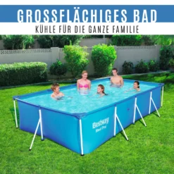 Bestway Steel Pro Framepool 400 X 211 Cm Mit Reinigungset (bundle) - Stahlrahmen Schwimmbecken Mit 7-teilige Pflegeset - Blau -Grünwelt Exporteren Garten-Winkel 7061588bc53a9316b4fb8bd2f53ddac5