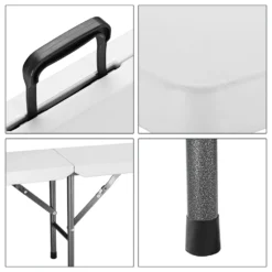 Deuba 2er Set Bierbank 8 Personen Klappbar 183cm Mit Tragegriff Kofferfunktion Kunststoff Sitzbank Bierzeltbank Klappbank Festzeltbank Camping Bank Campingmöbel Weiß -Grünwelt Exporteren Garten-Winkel 7093c837d33d03f756b72c7effef0f96