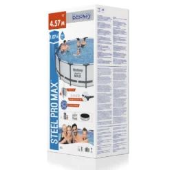 Bestway Frame Pool “Steel Pro™” Set 457x107 Cm - Rund - 14.970 L; 56488 35 Bestway Frame Pool “Steel Pro™” Set 457x107 Cm - Rund - 14.970 L; 56488 -Grünwelt Exporteren Garten-Winkel 71220462cf3a7bbd28d07b3cf669574d