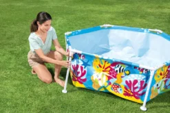 Bestway® Steel Pro™ Aufstellpool Mit Sonnenschutzdach "Splash-in-Shade" Ohne Pumpe Ø 183 X 51 Cm, Buntes Unterwasser-Design, Rund -Grünwelt Exporteren Garten-Winkel 719933d6f6e429eb31756334ac8094a2