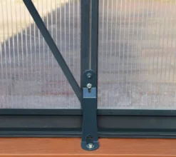 Palram - Canopia Aluminium Gewächshaus Glory 88 | Grau | 244x244x268 Cm -Grünwelt Exporteren Garten-Winkel 71a9875a518b212d4cecc323f33c3105