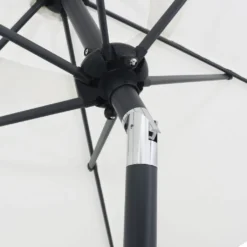 VidaXL Sonnenschirm Sandweiß 200 X 211 Cm Aluminium -Grünwelt Exporteren Garten-Winkel 720a042f7caf80f9ff54849e1fba25fd