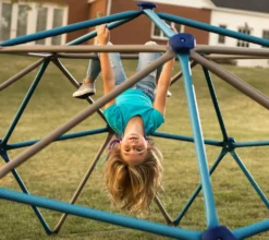 Lifetime Geometrisches Klettergerüst, Kletterkugel "Geodome" Braun / Blau Ø 274 X 137 Cm -Grünwelt Exporteren Garten-Winkel 7273892cbc10411f418bcdfc1ca9d746